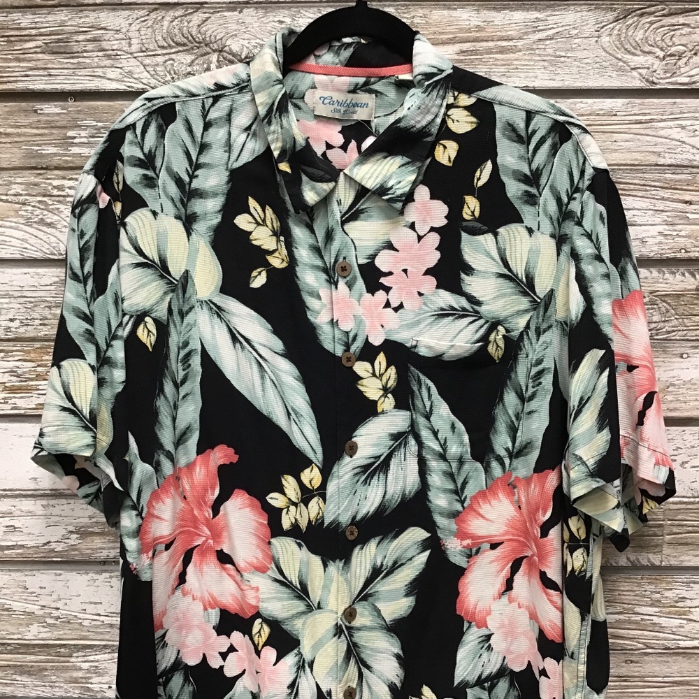 Vintage Caribbean Brand Hawaiian Shirt